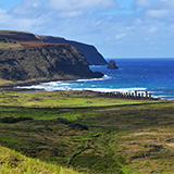 Ahu Tongariki, Wyspa Wielkanocna, Rapa Nui (wyprawa na cakowite zamienie Soca, Chile 2019)