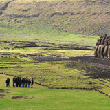 Ahu Tongariki, Wyspa Wielkanocna, Rapa Nui (wyprawa na cakowite zamienie Soca, Chile 2019)