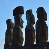 Ahu Tongariki, Wyspa Wielkanocna, Rapa Nui (wyprawa na całkowite zaćmienie Słońca, Chile 2019)