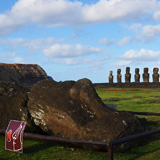 Ahu Tongariki, Wyspa Wielkanocna, Rapa Nui (wyprawa na cakowite zamienie Soca, Chile 2019)