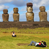 Ahu Tongariki, Wyspa Wielkanocna, Rapa Nui (wyprawa na cakowite zamienie Soca, Chile 2019)