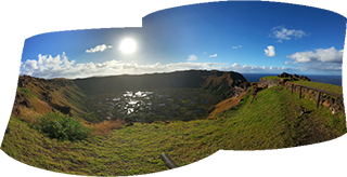 Orongo, Wyspa Wielkanocna, Rapa Nui (wyprawa na cakowite zamienie Soca, Chile 2019)