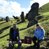 Rano Raraku, Wyspa Wielkanocna, Rapa Nui (wyprawa na cakowite zamienie Soca, Chile 2019)