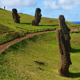 Rano Raraku, Wyspa Wielkanocna, Rapa Nui (wyprawa na cakowite zamienie Soca, Chile 2019)