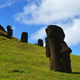 Rano Raraku, Wyspa Wielkanocna, Rapa Nui (wyprawa na cakowite zamienie Soca, Chile 2019)