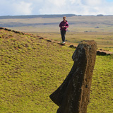 Rano Raraku, Wyspa Wielkanocna, Rapa Nui (wyprawa na cakowite zamienie Soca, Chile 2019)