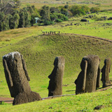 Rano Raraku, Wyspa Wielkanocna, Rapa Nui (wyprawa na cakowite zamienie Soca, Chile 2019)