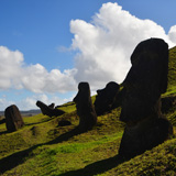 Rano Raraku, Wyspa Wielkanocna, Rapa Nui (wyprawa na cakowite zamienie Soca, Chile 2019)