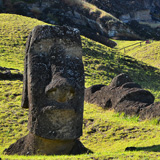 Rano Raraku, Wyspa Wielkanocna, Rapa Nui (wyprawa na cakowite zamienie Soca, Chile 2019)