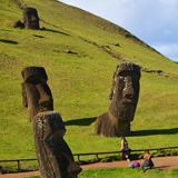 Rano Raraku, Wyspa Wielkanocna, Rapa Nui (wyprawa na cakowite zamienie Soca, Chile 2019)