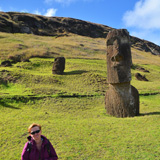Rano Raraku, Wyspa Wielkanocna, Rapa Nui (wyprawa na cakowite zamienie Soca, Chile 2019)