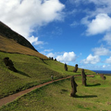 Rano Raraku, Wyspa Wielkanocna, Rapa Nui (wyprawa na cakowite zamienie Soca, Chile 2019)