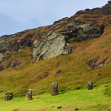 Rano Raraku, Wyspa Wielkanocna, Rapa Nui (wyprawa na cakowite zamienie Soca, Chile 2019)