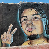 Graffiti, Caldera, Chile (wyprawa na cakowite zamienie Soca, Chile 2019)