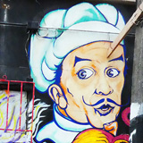 Graffiti, Valparaiso, Chile (wyprawa na cakowite zamienie Soca, Chile 2019)