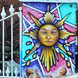 Graffiti, Valparaiso, Chile (wyprawa na całkowite zaćmienie Słońca, Chile 2019)