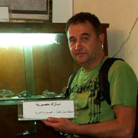 Kair - Egipskie Muzeum Geologiczne, meteoryt Gebel Kamil (fot. Wadi & Woreczko)
