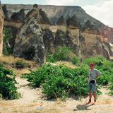 Kapadocja, Uhisar, Greme, Zelwe, Nevehir, Derinkuyu, rgp, Greme Open Air Museum (Turcja 1994);  fot. Wadi & Woreczko