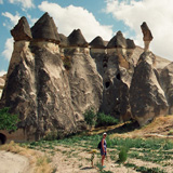 Kapadocja, Uhisar, Greme, Zelwe, Nevehir, Derinkuyu, rgp, Greme Open Air Museum (Turcja 1994);  fot. Wadi & Woreczko