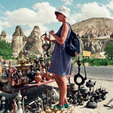 Kapadocja, Uhisar, Greme, Zelwe, Nevehir, Derinkuyu, rgp, Greme Open Air Museum (Turcja 1994);  fot. Wadi & Woreczko