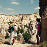 Kapadocja, Uhisar, Greme, Zelwe, Nevehir, Derinkuyu, rgp, Greme Open Air Museum (Turcja 1994);  fot. Wadi & Woreczko