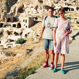 Kapadocja, Uhisar, Greme, Zelwe, Nevehir, Derinkuyu, rgp, Greme Open Air Museum (Turcja 1994);  fot. Wadi & Woreczko