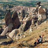 Kapadocja, Uhisar, Greme, Zelwe, Nevehir, Derinkuyu, rgp, Greme Open Air Museum (Turcja 1994);  fot. Wadi & Woreczko