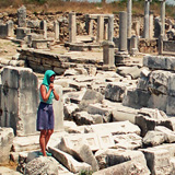 Antalya, Riwiera Turecka, Side, Perge, Ka, Aspendos, Ksantos, Fethiye (Turcja 1994); fot. Wadi & Woreczko