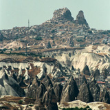 Kapadocja, Uhisar, Greme, Zelwe, Nevehir, Derinkuyu, Kaymakli, rgp, Greme Open Air Museum (Wyprawa do Iranu i Turcji, 1996)