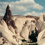 Kapadocja, Uhisar, Greme, Zelwe, Nevehir, Derinkuyu, Kaymakli, rgp, Greme Open Air Museum (Wyprawa do Iranu i Turcji, 1996)