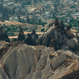 Kapadocja, Uhisar, Greme, Zelwe, Nevehir, Derinkuyu, Kaymakli, rgp, Greme Open Air Museum (Wyprawa do Iranu i Turcji, 1996)