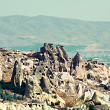 Kapadocja, Uhisar, Greme, Zelwe, Nevehir, Derinkuyu, Kaymakli, rgp, Greme Open Air Museum (Wyprawa do Iranu i Turcji, 1996)