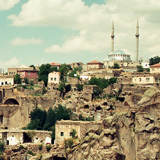 Kapadocja, Uhisar, Greme, Zelwe, Nevehir, Derinkuyu, Kaymakli, rgp, Greme Open Air Museum (Wyprawa do Iranu i Turcji, 1996)