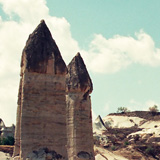 Kapadocja, Uhisar, Greme, Zelwe, Nevehir, Derinkuyu, Kaymakli, rgp, Greme Open Air Museum (Wyprawa do Iranu i Turcji, 1996)