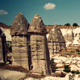 Kapadocja, Uhisar, Greme, Zelwe, Nevehir, Derinkuyu, Kaymakli, rgp, Greme Open Air Museum (Wyprawa do Iranu i Turcji, 1996)