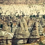 Kapadocja, Uhisar, Greme, Zelwe, Nevehir, Derinkuyu, Kaymakli, rgp, Greme Open Air Museum (Wyprawa do Iranu i Turcji, 1996)